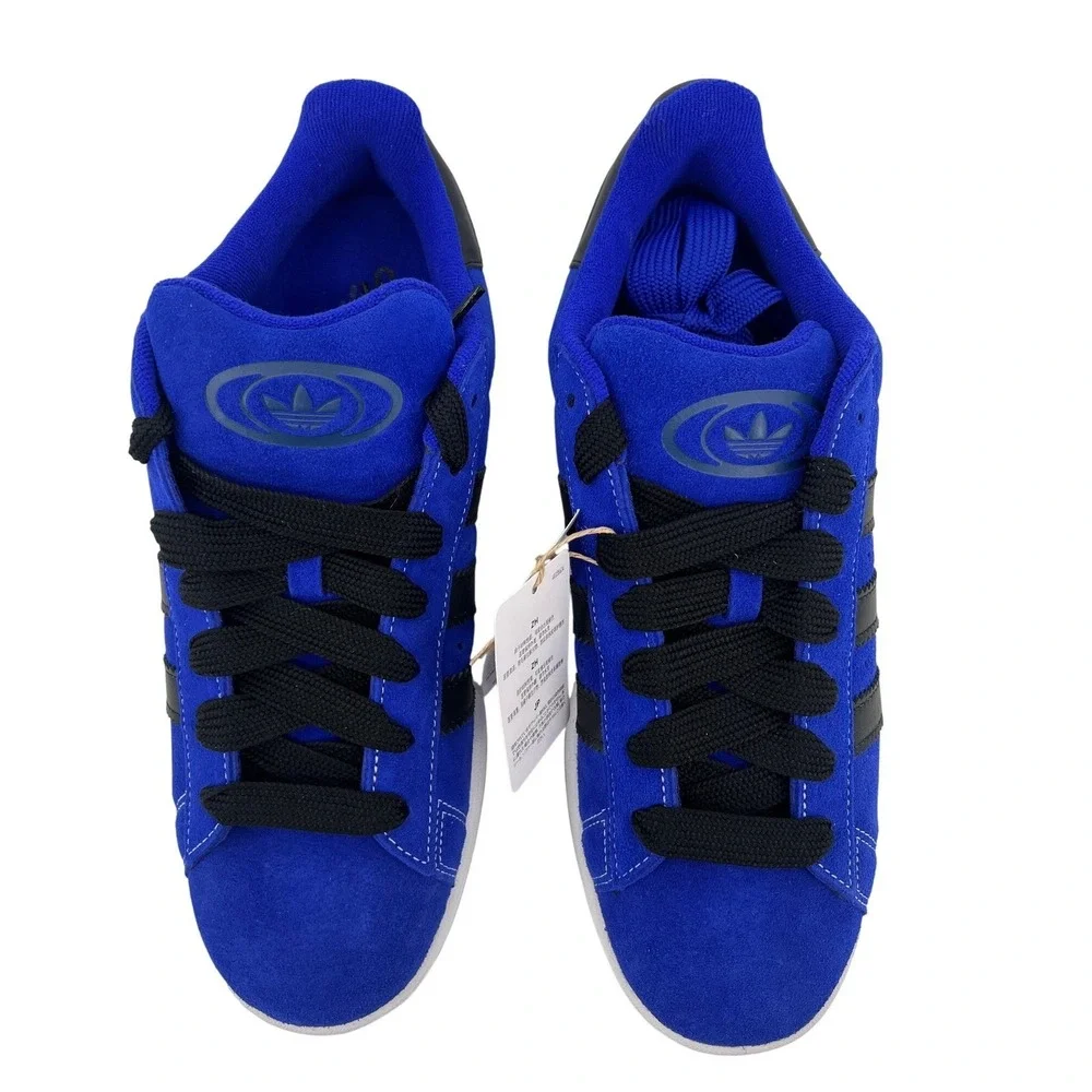 Adidas Campus 00s Shoes Size 12 Blue Black Suede Retro Y2K Skater Sneaker Chunky